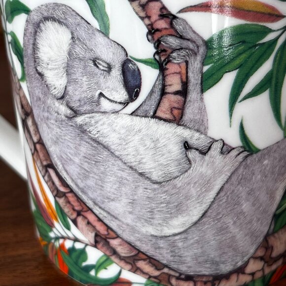 Australian Fine China Wildlife Koala Mug "Stuffed Again" Priscilla Parker Wright - Picture 6 of 10